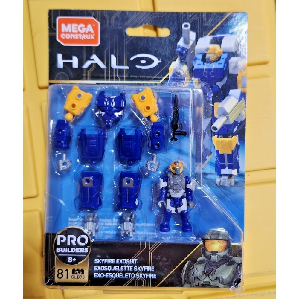 Mega Construx Halo Skyfire Exosuit Figure Glb73 Probuilder 81 Pcs Nib New Sealed